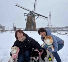 南下したら雪でした！？でも笑顔の再会