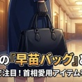 高市早苗のバッグはどこのブランド？話題の「早苗バッグ」と注目される理由を解説