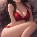 赤く染まる吐息(イラスト集)