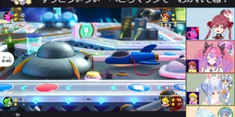 【ホロライブ】無言マリパコラボ、COMと遊んでいたことに10分以上気づけない4人ｗ「すうとヴィヴィ、ぺこらマリンでわかれてね？」