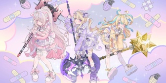 【VTuber】VTuber事務所「Re:AcT」新グループ「Melty R.I.P.」発表！天川はの、月紫アリア、九楽ライが「武装×アイドル」に！