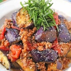煮込まず15分で簡単！なすとひき肉のトマト炒め♪連載