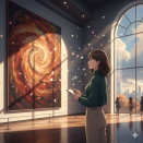 【DAY124】心を解き放つ創造と表現の世界へ、秋の美術を楽しもう 「毎日癒します- 365日のちいさなケア-」