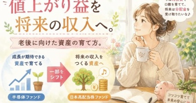 【投資】老後に向けた資産の育て方