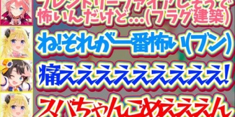 【ホロライブ】まるでコントのような『即落ち2コマス虐』で、スバルをワンパンキルさせてしまうわためハンマーw