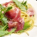 美風ちゃんありがとう＆生ハムと水菜の冷製パスタ