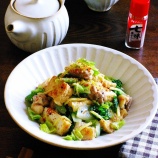 『鶏もも肉の旨み、白菜の甘味、生姜の香りや七味唐がらしの辛味とスパイスの風味で減塩薄味でも美味♪「白菜と鶏もも肉と厚揚げのレンチン七味生姜煮」【レシピ1980】【スパイス大使】』の画像