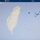 台湾付近でM6.7の地震