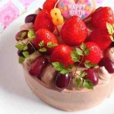 18歳の誕生日はガーリーピンクな【苺ドリップケーキ】