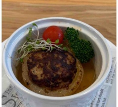 うちごはん・・玉ねぎリングの肉詰めを作りました