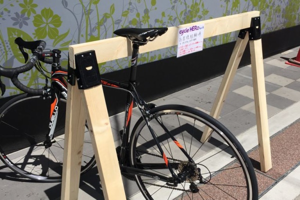 自転車 止め diy