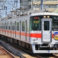 山陽電気鉄道　５０００系５０２２Ｆ　「海水浴　昭和１００年」ＨＭ＋「阪神タイガース」副標掲出編成