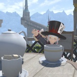 『【FF14】エンピレアムの絶景をテラスから楽しんだよヾ(〃^∇^)ﾉ【FFXIV】』の画像
