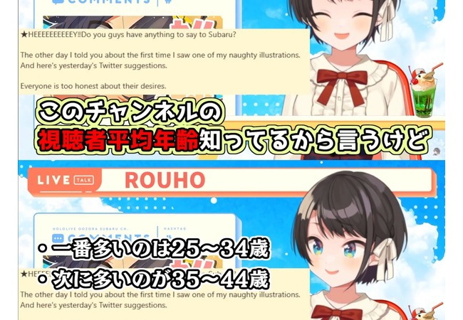 【悲報】VTuber視聴者の年齢層、おっさんだらけだった