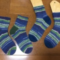 手編みの靴下　No. 74、75