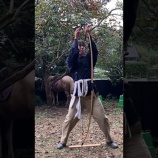 『もののけ姫のアシタカみたいな弓の張り方ってできるの？』の画像