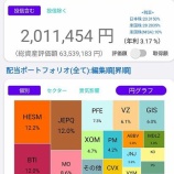 『年間配当予想が200万円(税引き後)を超えたよ！！』の画像