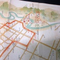 昭和3年（1928）仙台広告引札古地図「東北産業博覧会案内仙台市内略図」1点/仙台市名掛町加藤呉服店