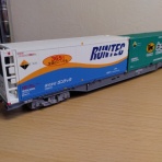 クローゼットの中の鉄道模型