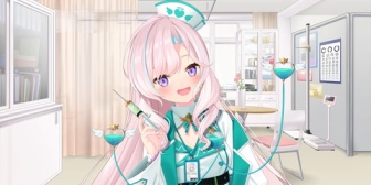 【ホロID】イオフィ、ナース姿の新衣装お披露目「みんなが好きそうだからこういうデザインにしました」