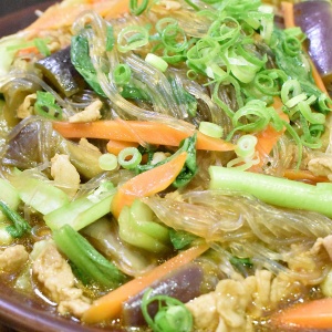 盛り盛りの麻婆春雨を作ってみた