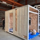 バイクロッカー1800を制作中です。