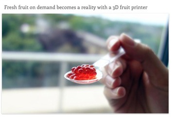 【解説】3Dプリンタでフルーツを作る方法、の記事について