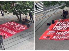 【速報】しばき隊「中国大好き！アメリカF※※K！NO HATE！」