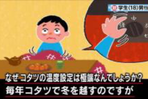 怒り新党 1月日放送 こたつの温度調節がいつも大変 Halohalo Online