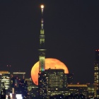 『投稿：絶景～スカイツリーと昇る月　2021/12/24』の画像