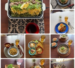 2週間分の我が家の献立まとめ(作りおきおかず、弁当、昼ごはん、晩ごはん)とおまけの日常写真