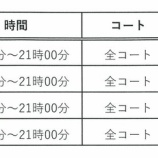 『大岡公園テニスコート先行予約抽選結果【11月分】』の画像