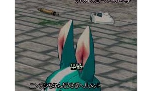 ラビットシューズが顔に見える((( ；ﾟДﾟ)))ｶﾞｸｶﾞｸﾌﾞﾙﾌﾞﾙ