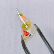 夏休みだぁぁぁぁぁぁぁ！と、フルーツポンチしゅわしゅわ作りました。