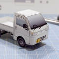 ＜難易度中＞ 【型紙】 DAIHATSU  HIJET TRUCK 完成！ ペーパークラフト　型紙