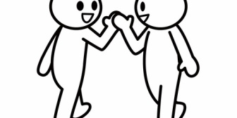 夫と外を歩いていたら、すれ違った人と「ヨッ」「おう」とだけ挨拶してた。前の会社の人らしいんだけど、立ち止まりもしないってこれが普通？