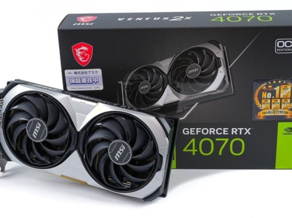 「MSI GeForce RTX 4070 VENTUS 2X E 12G OC」をレビュー。VRM電源回路の冷却を改良したマイナーチェンジモデル