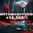 2025年7月28日週の不労所得は16,568円でした。設定や口座状況を公開！！