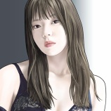 『小林由依さんの似顔絵を描きました』の画像