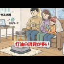 灯油の消費が多い