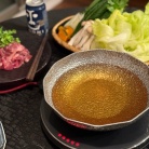 赤城牛の切り落としで、レタス鍋の夜ごはん