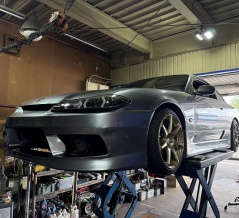 滋賀オートライフハノ　日産「シルビア」(S15)の持ち込みLSD交換(ニスモ製)