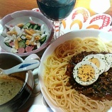 『お家でミートスパゲッティ♪』の画像