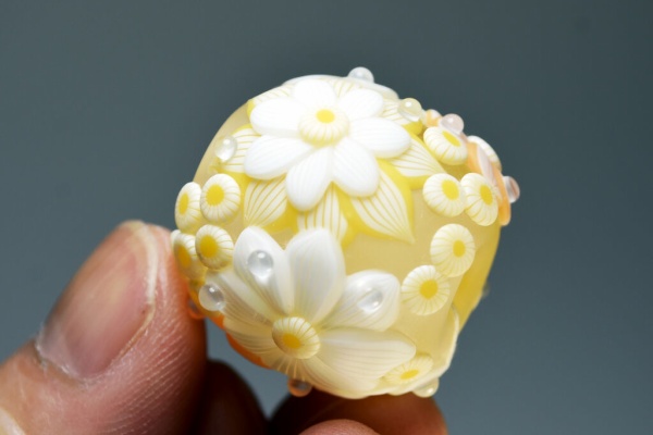 川北友果　山帰来　蓋物　ハンドメイド　一品物 川北友果 蓋物
