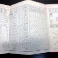 和本明治24年（1891）占い折本「永代陰陽九星方位諺解」1帖/安田政常/古書/銅版摺り