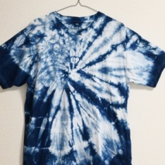 藍染めTシャツ2点