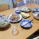 長女が帰ってきた時に作った晩ご飯