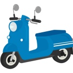 【動画】スクーター運転おじさん、中央線をはみ出して対向車と衝突してしまう・・・・・・・