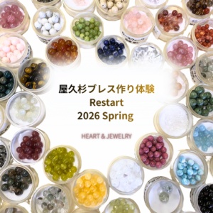 柳生忠司さんとのコラボ、不動明王という名の屋久杉入りパワーストーン