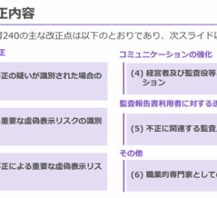 日本公認会計士協会　監査基準報告書240「財務諸表監査における不正」の改正案を公表
